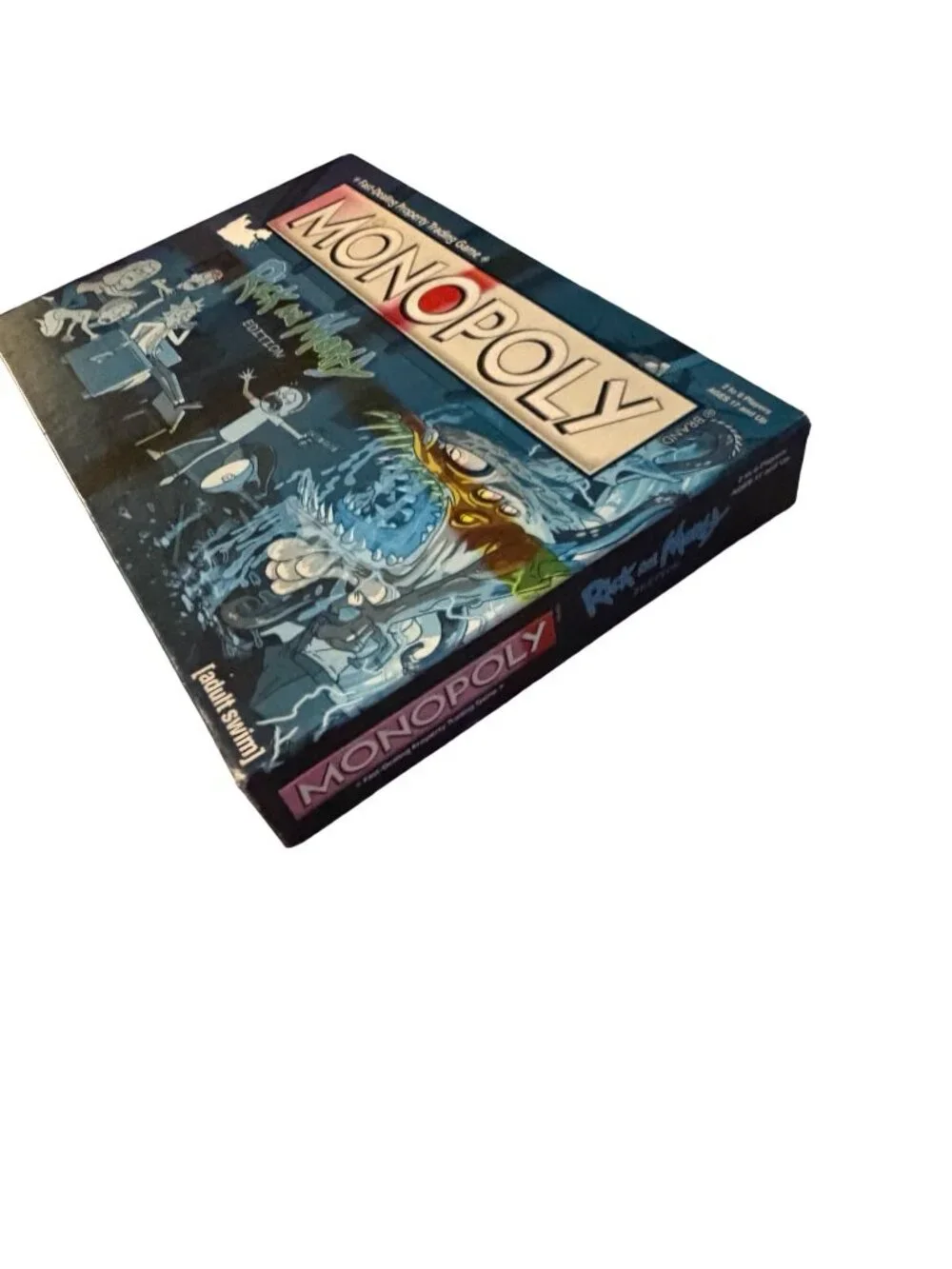 2016 Monopoly Rick and Morty Edition USAopoly Adult Board Game Appears Complete
